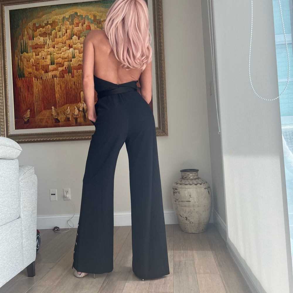Milly Black Backless Jumpsuit